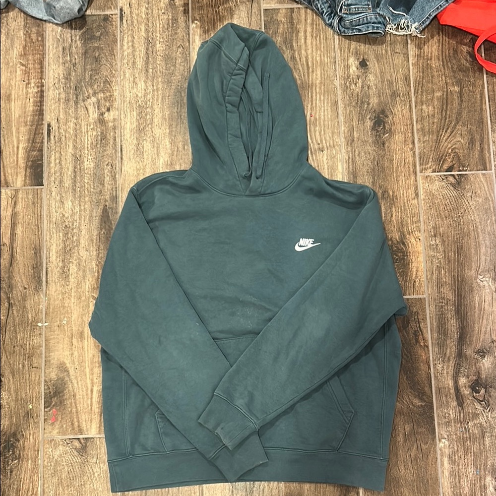 Nike Women large Green sweatshirt